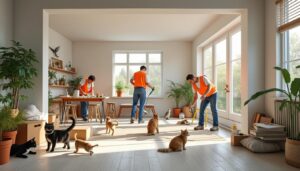 découvrez comment organiser efficacement vos travaux de rénovation dans une maison avec des animaux, en tenant compte de leur bien-être et en minimisant les perturbations.