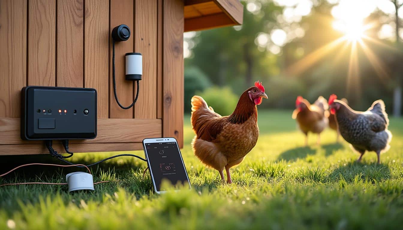 découvrez comment automatiser l'ouverture de votre poulailler grâce aux objets connectés pour un confort optimal et une gestion simplifiée de vos poules.