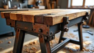 découvrez comment construire un établi pliant ultra-solide en utilisant des matériaux de récupération, pour un projet diy économique et écologique.