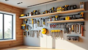 découvrez des solutions originales et peu connues pour ranger vos outils sans avoir besoin d'un garage, en utilisant des systèmes de rangement suspendus efficaces et pratiques.